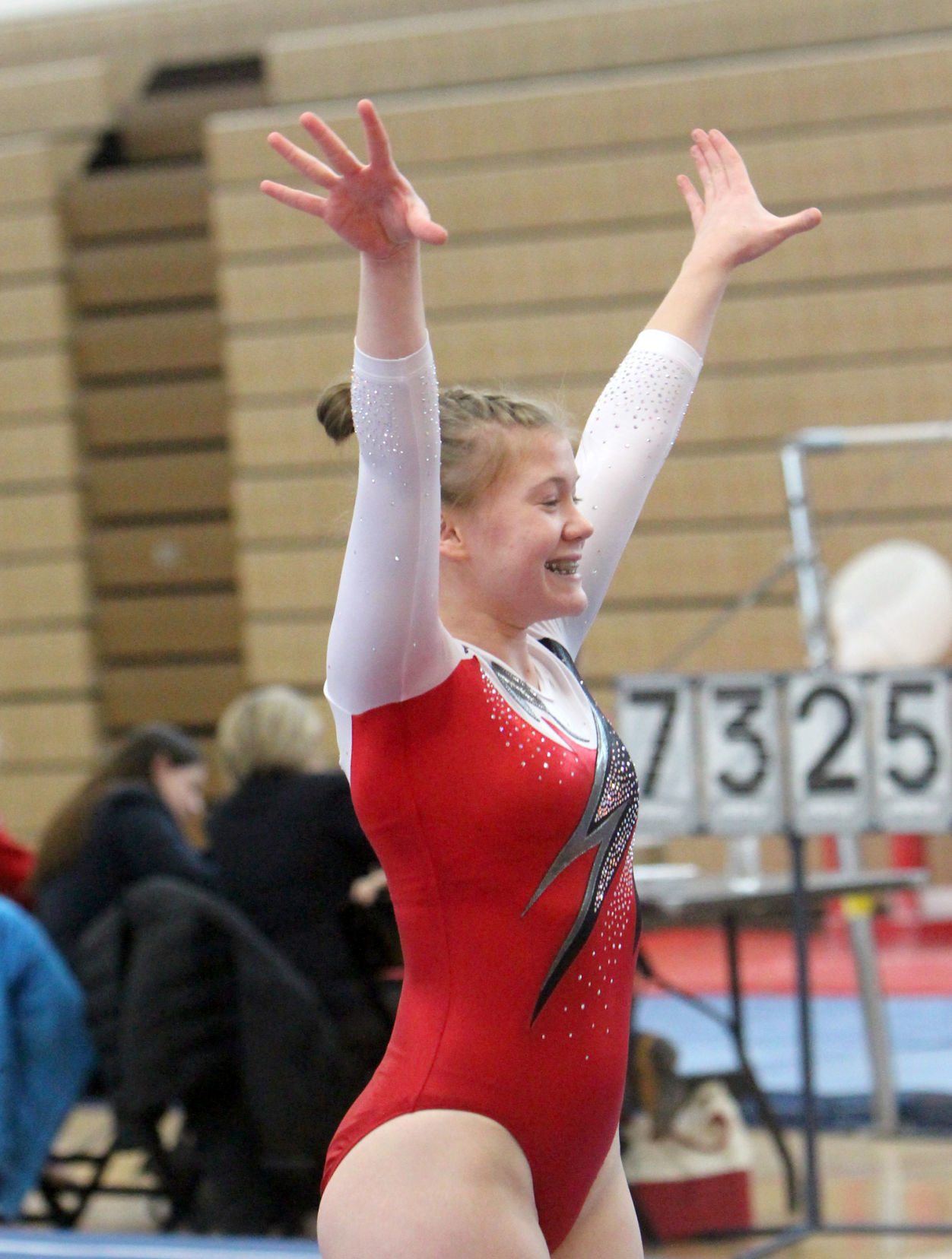 Big Rivers Conference Gymnastics Meet at Chippewa Falls 2-16-19